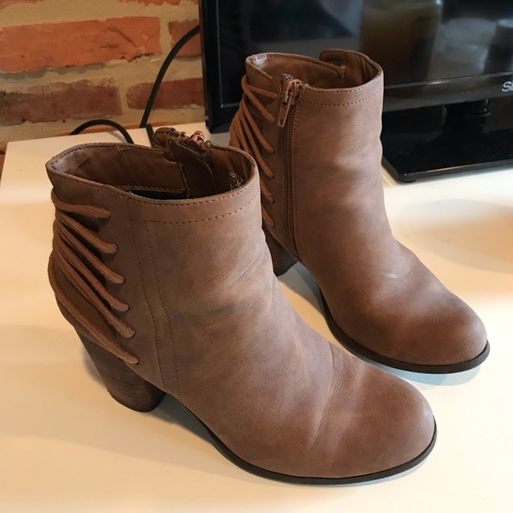 Madden Girl Shoes - Madden Girl Brown Booties